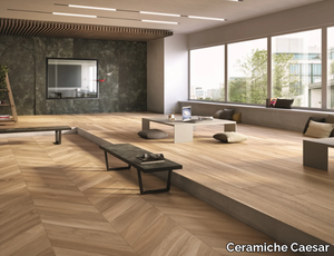 HIKE NUANCE - Indoor/outdoor wall/floor tiles with wood effect _ Ceramiche Caesar