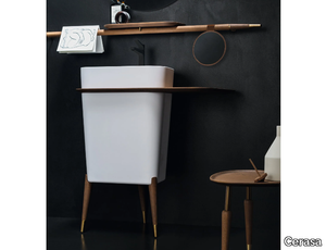 FREE - Freestanding composite material washbasin _ Cerasa