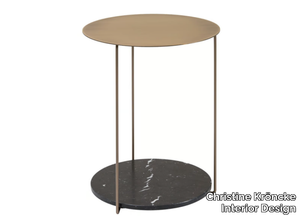 MIO - Round steel coffee table _ Christine Kröncke Interior Design