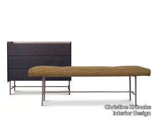 BÉLA - Upholstered fabric bench _ Christine Kröncke Interior Design