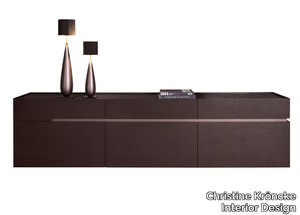 GAP 2.0 - Suspended MDF sideboard with doors _ Christine Kröncke Interior Design