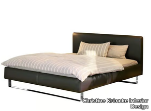 PLAISIR - Fabric double bed with upholstered headboard _ Christine Kröncke Interior Design