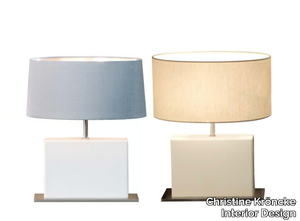 QUERUM - LED steel and wood table lamp _ Christine Kröncke Interior Design