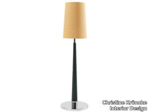 ROSANNA - LED stainless steel and wood table lamp _ Christine Kröncke Interior Design