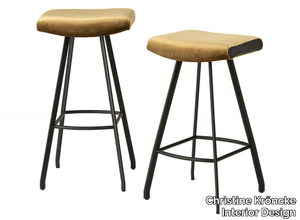 SIDNEY - Fabric barstool with footrest _ Christine Kröncke Interior Design