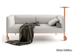 VALET - 2 seater sectional sofa with castors _ Cider Edition