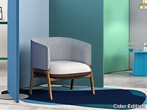 KIM - Fabric easy chair with armrests _ Cider Edition