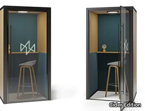 FLEXCAB - Acoustic phone booth with built-in lights _ Cider Edition