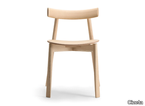 REMO - Stackable wooden chair _ Cizeta