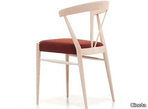 GINGER - Upholstered stackable chair _ Cizeta