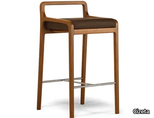 FUJI - Wooden stool _ Cizeta