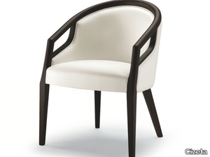 FIDIA - Fabric chair with armrests _ Cizeta