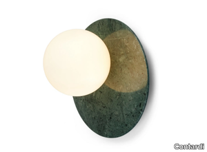 EMMA - LED marble and opal glass wall lamp _ Contardi