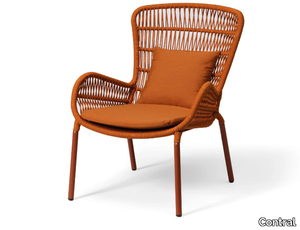 LEAF DELUX - Rope outdoor armchair _ Contral