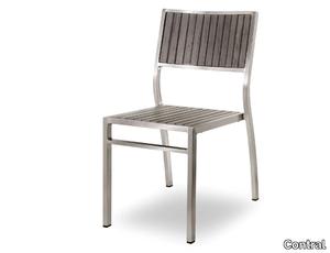 BAVARIA - Stackable aluminium outdoor chair _ Contral