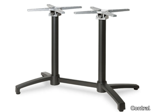 DOMINO - Folding aluminium table base _ Contral