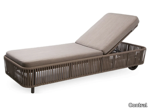 BERGEN - Recliner fabric sun lounger _ Contral