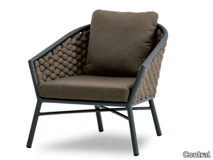 DUB - Fabric outdoor armchair with armrests _ Contral