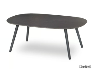 DOVER - Low oval HPL coffee table _ Contral