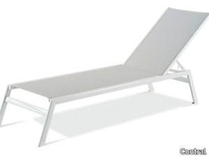 MALINDI - Recliner aluminium and PVC sun lounger _ Contral