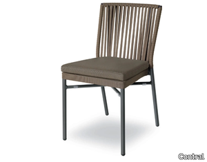 NICOLE - Rope outdoor chair with integrated cushion _ Contral