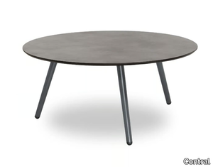 PRAGA - Low round HPL coffee table _ Contral