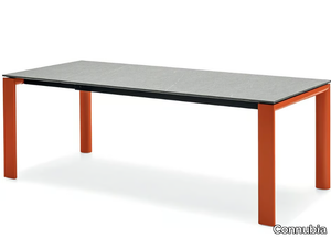 DORIAN - Extending table with melamine top and metal legs _ Connubia