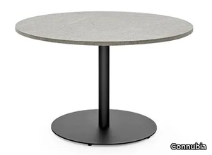 COCKTAIL - Round melamine-faced chipboard table _ Connubia