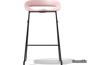 COSMOPOLITAN - Sled base high polypropylene stool _ Connubia