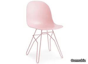 ACADEMY - Trestle-based polypropylene chair _ Connubia