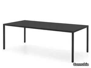 IRON - Rectangular metal table _ Connubia