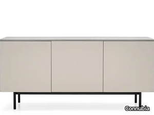 MADE - Melamine-faced chipboard sideboard with doors _ Connubia