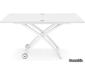 MASCOTTE - Height-adjustable extending wooden coffee table _ Connubia