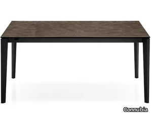 PENTAGON - Extending melamine table with metal base _ Connubia