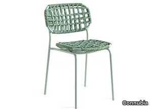 YO! - Garden chair woven in polypropylene _ Connubia