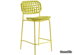 YO! - High polypropylene stool with footrest _ Connubia