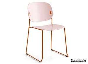 YO! - Sled base polypropylene chair _ Connubia