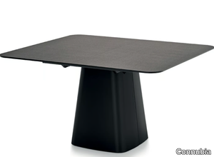 HEY GIO! - Extending coated sheet metal table with glass ceramic top _ Connubia