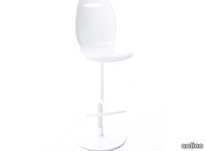 BIP.SS - Swivel stool height-adjustable with footrest _ colico