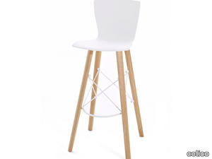 RAP WOOD.SS - High wooden stool _ colico