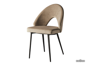 DIANA.F.TT - Upholstered fabric chair _ colico