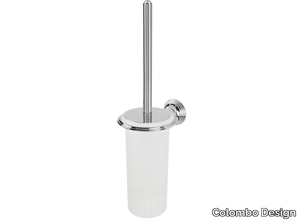 HERMITAGE B3307 - Wall-mounted chromed brass toilet brush _ Colombo Design