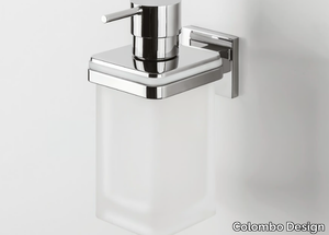 BASICQ B9337 - Wall-mounted chromed brass Bathroom soap dispenser _ Colombo Design