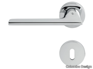 ALATÒ JP 11 R-RY - Brass door handle on rose _ Colombo Design