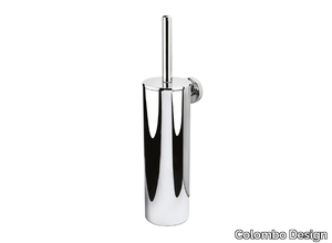 BASIC B2707 - Wall-mounted chromed brass toilet brush _ Colombo Design