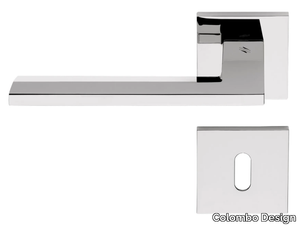 ELECTRA MS 11 R-RY - Cromall® door handle on rose _ Colombo Design