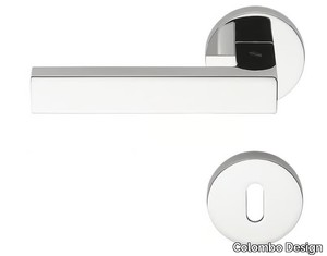 ELLE BD 11 R-RY / BD 11 RF-RYF - Cromall® door handle on rose _ Colombo Design