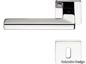 ESPRIT BT 11 R-RY - Brass door handle on rose _ Colombo Design