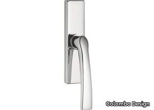 BLAZER FL 12 IM - Brass window handle on back plate _ Colombo Design