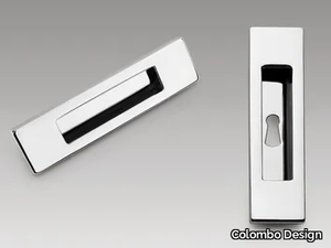 ID 411 - Recessed brass door handle with lock _ Colombo Design